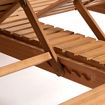 Шезлонг двухместный из эвкалипта Sunset варинант исполнения - 6 | Loft Concept в Уфе