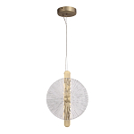 Подвесной светильник с круглым стеклянным плафоном Gingham варинант исполнения - 4 | Loft Concept в Уфе