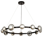 Светодиодная кольцевая люстра IONA Сhandelier black варинант исполнения - 4 | Loft Concept в Уфе