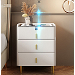 Умная прикроватная тумбочка c зарядкой для телефона Smart Furniture варинант исполнения - 2 | Loft Concept в Уфе