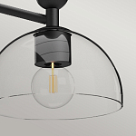 Люстра с 3-мя прозрачными полусферическими плафонами из стекла Alora Mood варинант исполнения - 9 | Loft Concept в Уфе