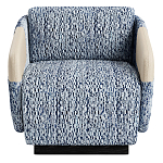 Дизайнерское Кресло William с кожаными подлокотниками  варинант исполнения - 2 | Loft Concept в Уфе