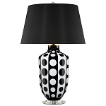 Настольная лампа черно-белый горох Interaction варинант исполнения - 3 | Loft Concept в Уфе