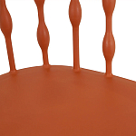 Пластиковый стул на ножках из массива бука Ferret Spiral Brown варинант исполнения - 6 | Loft Concept в Уфе