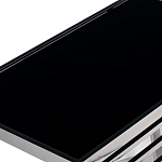 Столик журнальный с черной стеклянной столешницей Embodiment of Contemporary Art  варинант исполнения - 2 | Loft Concept в Уфе