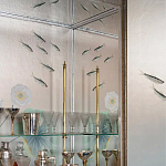 Обои ручная роспись Jakuchu Original colourway on Tarnished Silver gilded paper варинант исполнения - 2 | Loft Concept в Уфе