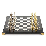 Шахматы Ренессанс с доской из натурального мрамора Decorative Thematic Chess варинант исполнения - 1 | Loft Concept в Уфе