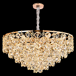 Люстра каскадная с подвесками в форме колец Galaxy of Light варинант исполнения - 7 | Loft Concept в Уфе