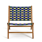 Кресло низкое из массива тика Barbados варинант исполнения - 3 | Loft Concept в Уфе