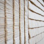 Большое Панно Абстракция белые нити Huipil Wall Hanging варинант исполнения - 2 | Loft Concept в Уфе