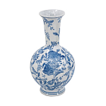 Ваза фарфоровая с синими цветочными мотивами Independence варинант исполнения - 1 | Loft Concept в Уфе