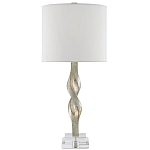 Настольная лампа с фигурным состаренным основанием Flooding with Light варинант исполнения - 2 | Loft Concept в Уфе