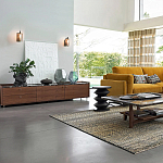 Фигурный приставной столик черного цвета AMORPHOUS варинант исполнения - 8 | Loft Concept в Уфе