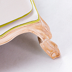 Кресло из натурального бука золотистое с изображением птиц и цветов Blooming Birds варинант исполнения - 3 | Loft Concept в Уфе