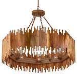 Люстра с абажуром из ротанга Wicker Furniture варинант исполнения - 3 | Loft Concept в Уфе