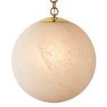 Подвесной светильник в форме шара из белого текстурного стекла Atmosphere варинант исполнения - 1 | Loft Concept в Уфе