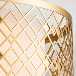 Потолочный светильник золотого цвета с каркасом в виде геометрических ромбов Elstead Lighting варинант исполнения - 4 | Loft Concept в Уфе