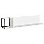 Полка навесная белая открытая Strict Lines  варинант исполнения - 3 | Loft Concept в Уфе