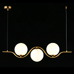 Люстра подвесная светодиодная Jagna 2 Gold and White варинант исполнения - 2 | Loft Concept в Уфе