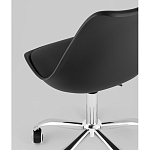 Офисный стул на металлическом основании EGGERY Black пластик варинант исполнения - 3 | Loft Concept в Уфе