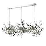 Люстра подвесная из трех частей с металлическими круглыми элементами Terzani Argent варинант исполнения - 7 | Loft Concept в Уфе