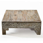 Кофейный стол Carved Сoffee table ручная резьба по дереву варинант исполнения - 1 | Loft Concept в Уфе