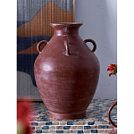 Ваза бордовая с 4-мя фактурными ручками Vase Burgundy Glaze варинант исполнения - 4 | Loft Concept в Уфе