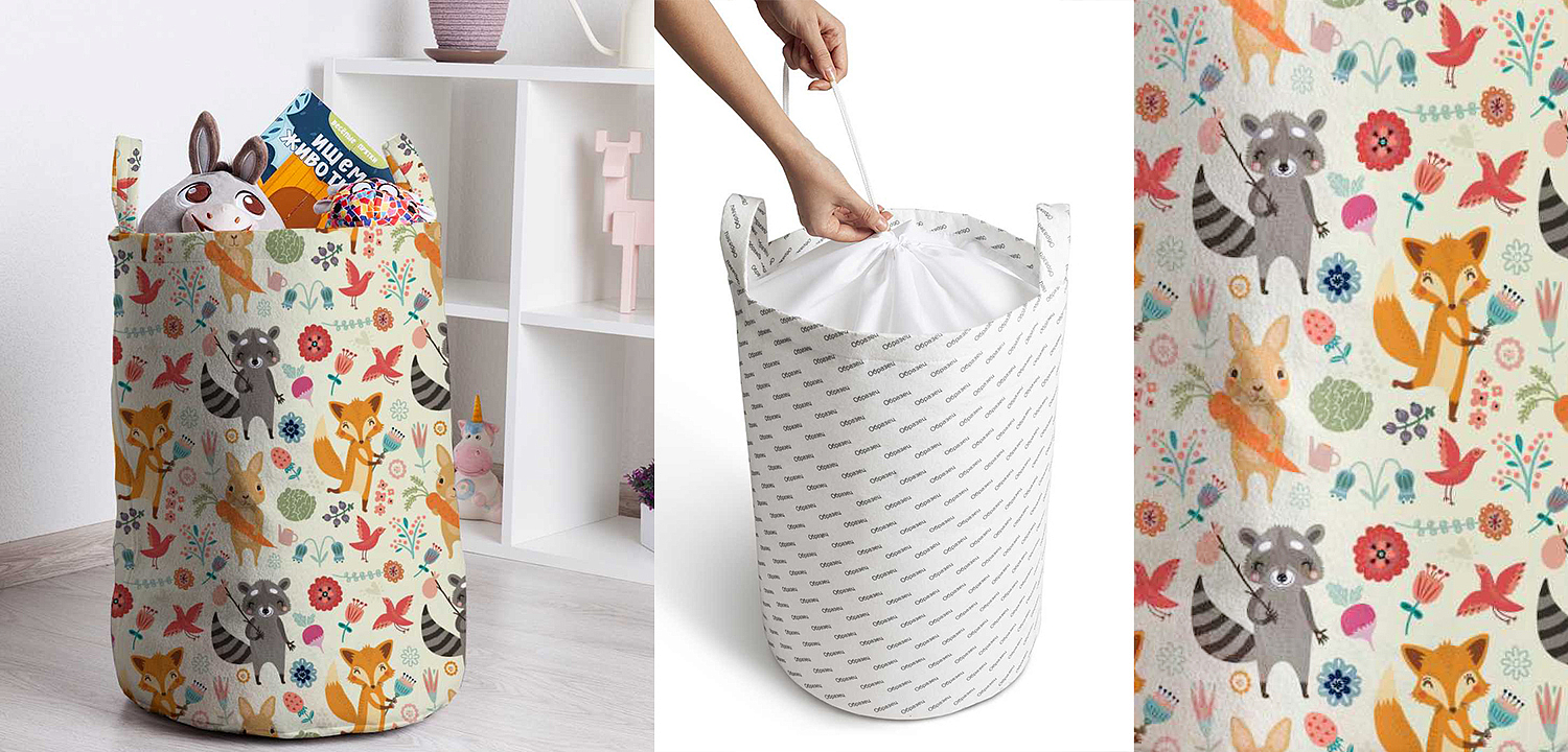 Корзина Little Animals Basket Корзина Little Animals Basket - Loft-Concept в Уфе