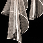 Люстра каскадная с 10-ю прозрачными плафонами Wave Line варинант исполнения - 9 | Loft Concept в Уфе