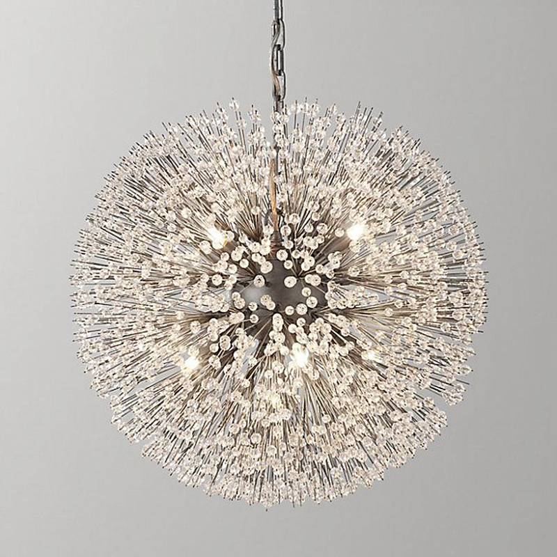 Люстра Dandelion Chandelier Серебряный в Уфе | Loft Concept 