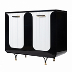 Черно-белый распашной комод Accordo варинант исполнения - 2 | Loft Concept в Уфе