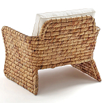 Кресло из плетеного гиацинта Gardner Wicker Armchair варинант исполнения - 4 | Loft Concept в Уфе