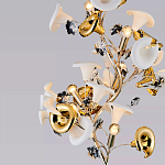 Торшер в виде белых и золотых цветов каллы Refined Taste of Light варинант исполнения - 3 | Loft Concept в Уфе