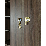 Большой шкаф с витриной Elsa Dreams Walnut варинант исполнения - 5 | Loft Concept в Уфе