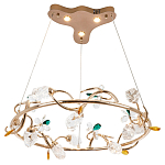 Люстра с хрустальными плафонами и декором Alvere Crystal Chandelier варинант исполнения - 2 | Loft Concept в Уфе