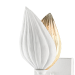 Бра белое в виде цветка White Floral Motif варинант исполнения - 1 | Loft Concept в Уфе