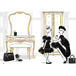 Megan Hess. Te Lttle Blk Dess варинант исполнения - 8 | Loft Concept в Уфе