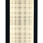 Светодиодное прямоугольное бра из металла черного цвета Lattice Lux варинант исполнения - 3 | Loft Concept в Уфе