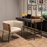 Письменный стол прямоугольный с 2-мя выдвижными ящиками Bristol варинант исполнения - 4 | Loft Concept в Уфе