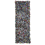 Ковер прямоугольный разноцветный из джинсовой одежды Zero Waste варинант исполнения - 1 | Loft Concept в Уфе