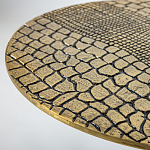 Кофейный столик с металлической столешницей Amphibian варинант исполнения - 3 | Loft Concept в Уфе