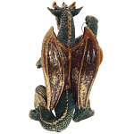 Часы в виде дракона Green Dragon with Clock варинант исполнения - 2 | Loft Concept в Уфе