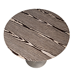 Стол барный круглый высокий с полосатым узором Zebroids варинант исполнения - 2 | Loft Concept в Уфе