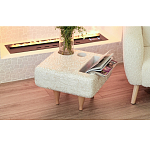 Керамический столик на деревянных ножках «Квадро» варинант исполнения - 7 | Loft Concept в Уфе