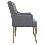 Кресло Mason Classical Armchair grey flax варинант исполнения - 1 | Loft Concept в Уфе