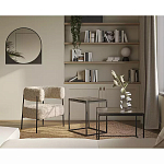 Зеркало круглое в металлической оправе Urban Style Space варинант исполнения - 1 | Loft Concept в Уфе