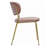 Стул Singer Chair без подлокотников Розовый Велюр варинант исполнения - 2 | Loft Concept в Уфе