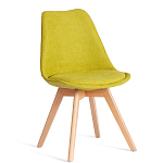 Стул с мягким бархатным сиденьем Chair Tulip варинант исполнения - 3 | Loft Concept в Уфе