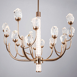 Люстра с декором в виде кристаллов из хрусталя Kenneth Crystal Stone Chandelier 20 варинант исполнения - 3 | Loft Concept в Уфе