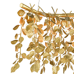 Люстра золотая с декором в виде веток эвкалипта Eucalyptus Branches варинант исполнения - 1 | Loft Concept в Уфе